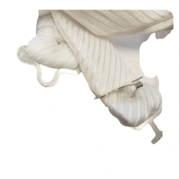 Calvin Klein White Stripe  Bow Tie NIB - Picture 6 of 12